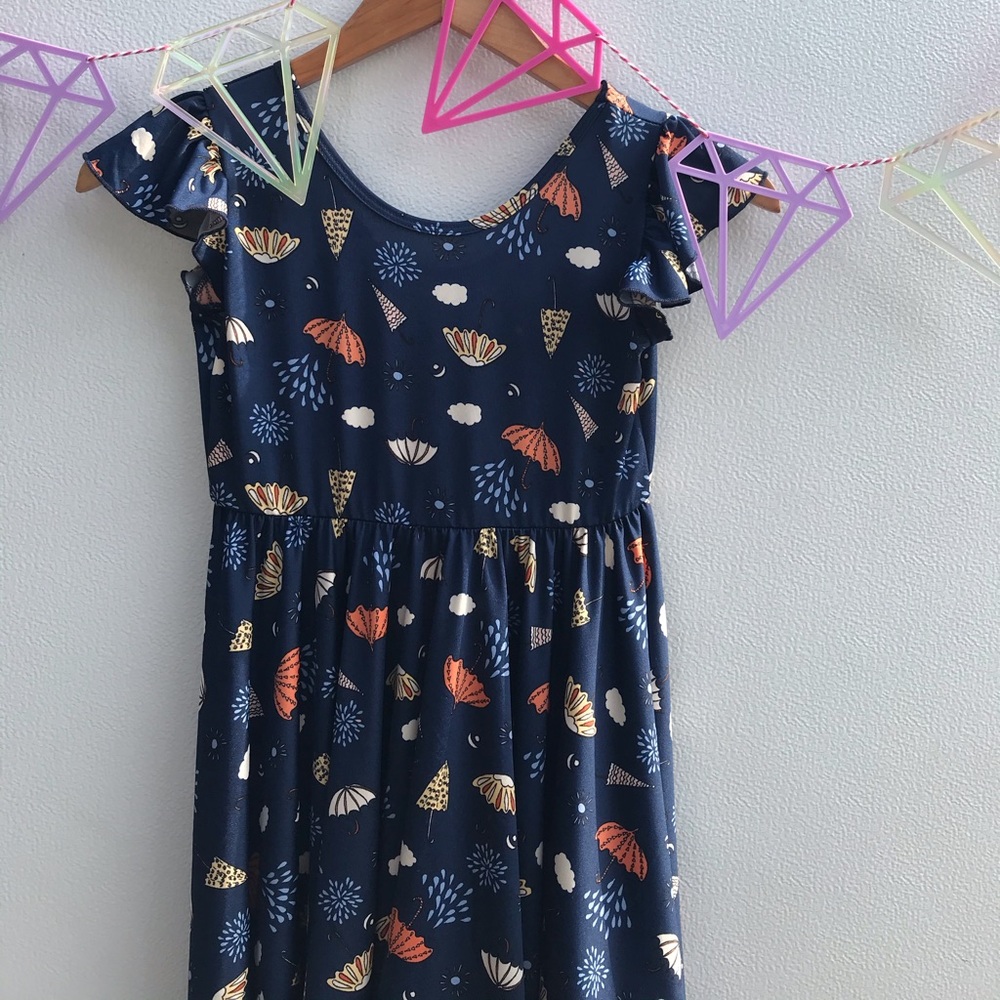 Dot dot smile little girls dress
